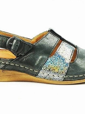 Zdjęcie produktu Sandały damskie na szersze stopy komfortowe Łukbut Merg