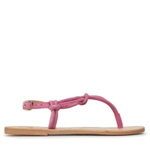 Zdjęcie produktu Sandały Manebi Suede Leather Sandals V 1.8 Y0 Bold Pink Knot Thongs