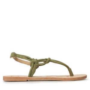 Zdjęcie produktu Sandały Manebi Suede Leather Sandals V 2.0 Y0 Kaki Green Knot Thongs