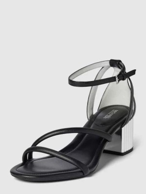 Zdjęcie produktu Sandały skórzane na słupku model ‘PORTER’ MICHAEL Michael Kors