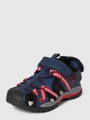 Zdjęcie produktu Sandały z obszyciem w kontrastowym kolorze model ‘J BOREALIS BOY’ Geox