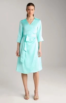 Zdjęcie produktu Satynowa sukienka w turkusowym kolorze Joop