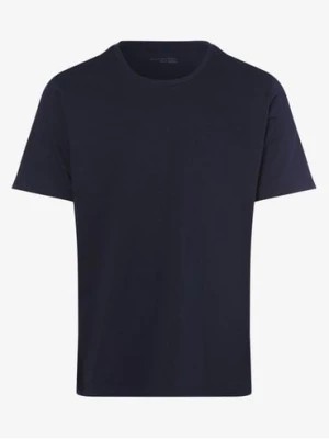 Zdjęcie produktu Schiesser Męska koszulka od piżamy Mężczyźni Dżersej niebieski jednolity,