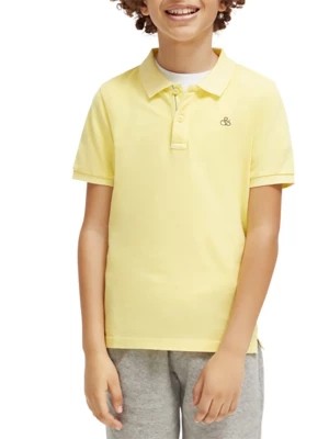 Zdjęcie produktu Scotch & Soda Koszulka polo w kolorze żółtym rozmiar: 128