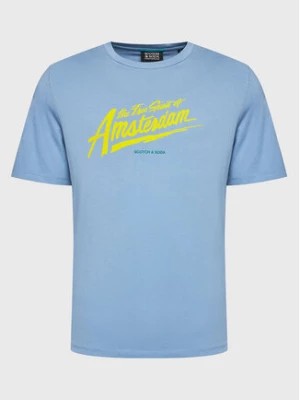 Zdjęcie produktu Scotch & Soda T-Shirt 169945 Błękitny Regular Fit