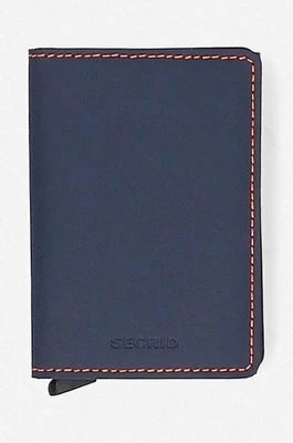 Zdjęcie produktu Secrid portfel kolor granatowy Portfel Secrid Slimwallet Matte SM-Nightblue & Orange