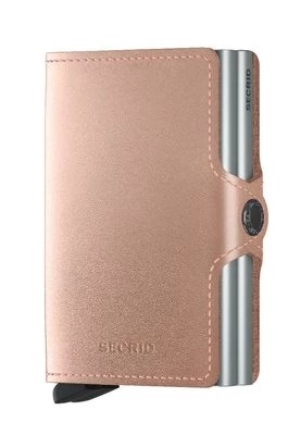 Zdjęcie produktu Secrid Portfel skórzany damski kolor różowy