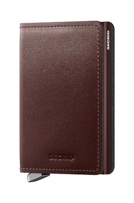 Zdjęcie produktu Secrid portfel skórzany kolor brązowy SDu-Dark Brown