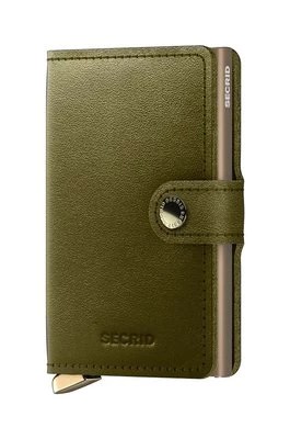 Zdjęcie produktu Secrid portfel skórzany kolor zielony MDu-Olive