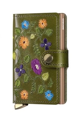 Zdjęcie produktu Secrid portfel skórzany kolor zielony MSt-Olive