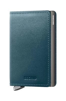 Zdjęcie produktu Secrid portfel skórzany kolor zielony SDu-Teal