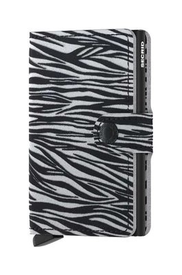 Zdjęcie produktu Secrid portfel skórzany Miniwallet Zebra Light Grey kolor szary