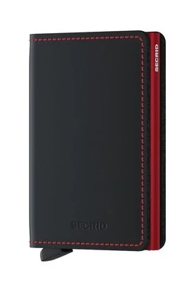 Zdjęcie produktu Secrid - Portfel skórzany SM.Black.Red-Black.Red