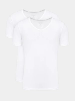 Zdjęcie produktu Seidensticker Komplet 2 t-shirtów 12.200014 Biały Slim Fit