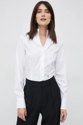 Zdjęcie produktu Seidensticker koszula bawełniana damska kolor biały slim 60.118201