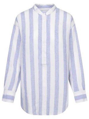 Zdjęcie produktu Seidensticker Lniana bluzka w kolorze błękitno-białym rozmiar: 36