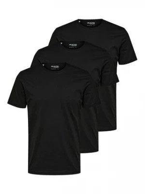 Zdjęcie produktu Selected Homme Komplet 3 t-shirtów Haxel 16087854 Czarny Regular Fit