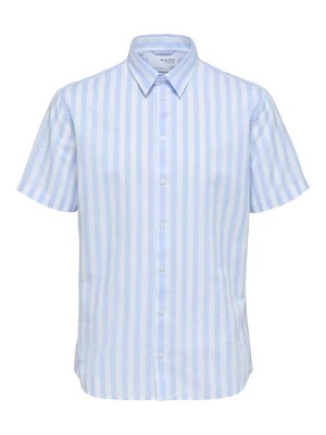 Zdjęcie produktu SELECTED HOMME Koszula "Regnew"- Regular fit - w kolorze błękitnym rozmiar: M