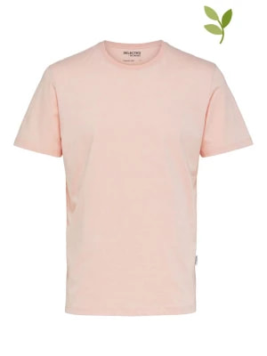 Zdjęcie produktu SELECTED HOMME Koszulka "Aspen" w kolorze jasnoróżowym rozmiar: XL