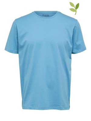 Zdjęcie produktu SELECTED HOMME Koszulka "Aspen" w kolorze niebieskim rozmiar: S