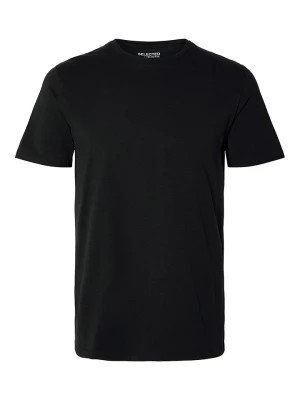 Zdjęcie produktu SELECTED HOMME Koszulka "Dan" w kolorze czarnym rozmiar: S