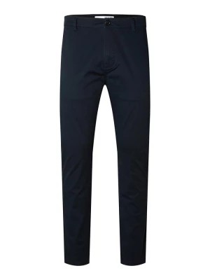 Zdjęcie produktu SELECTED HOMME Spodnie chino "Slim 175" w kolorze czarnym rozmiar: W31/L32