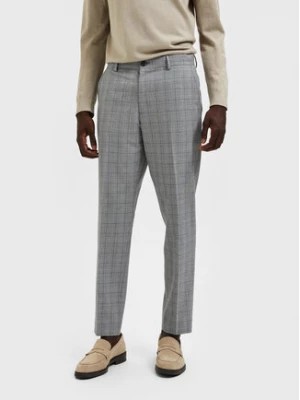 Zdjęcie produktu Selected Homme Spodnie materiałowe 16087750 Szary Slim Fit