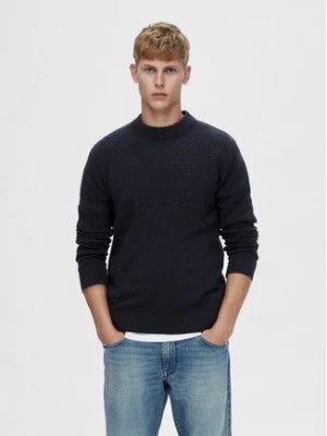 Zdjęcie produktu Selected Homme Sweter 16090155 Granatowy Regular Fit