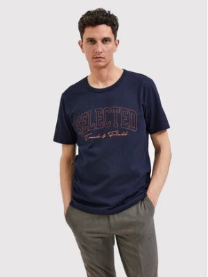 Zdjęcie produktu Selected Homme T-Shirt Bene 16085656 Granatowy Regular Fit