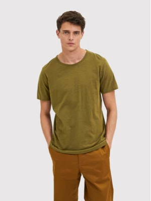 Zdjęcie produktu Selected Homme T-Shirt Morgan 16071775 Zielony Regular Fit