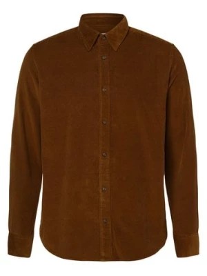 Zdjęcie produktu Selected Koszula męska Mężczyźni Regular Fit Bawełna brązowy jednolity,
