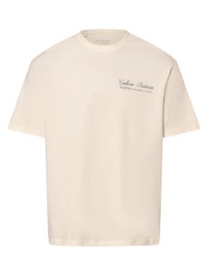 Zdjęcie produktu Selected Koszulka męska - SLHLoosegib Mężczyźni Bawełna biały nadruk,