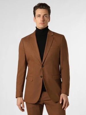 Zdjęcie produktu Selected Męska kurtka modułowa Mężczyźni Slim Fit brązowy jednolity,