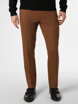 Zdjęcie produktu Selected Spodnie - SLHSlim-Neil Mężczyźni Slim Fit brązowy jednolity,