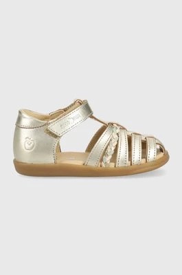 Zdjęcie produktu Shoo Pom sandały skórzane dziecięce kolor złoty