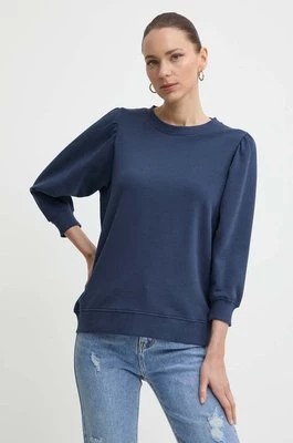 Zdjęcie produktu Silvian Heach bluza bawełniana damska kolor granatowy gładka