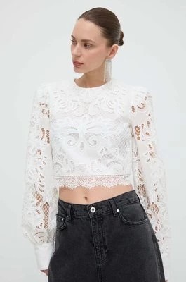 Zdjęcie produktu Silvian Heach bluzka damska kolor biały gładka