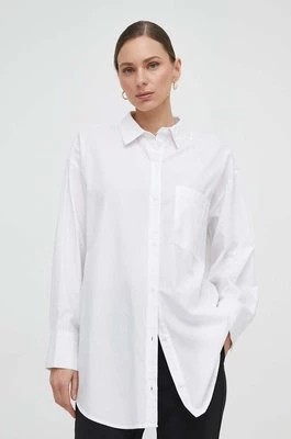 Zdjęcie produktu Silvian Heach koszula bawełniana damska kolor biały relaxed z kołnierzykiem klasycznym