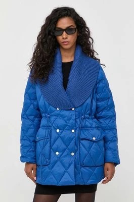 Zdjęcie produktu Silvian Heach kurtka puchowa damska kolor niebieski przejściowa oversize