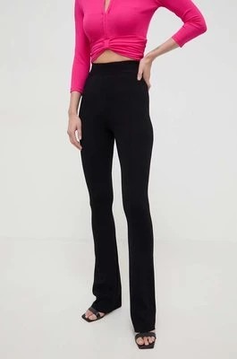 Zdjęcie produktu Silvian Heach spodnie damskie kolor czarny dzwony high waist