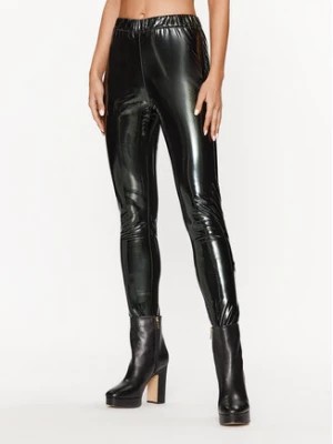Zdjęcie produktu Silvian Heach Spodnie z imitacji skóry CVA23167LE Czarny Slim Fit