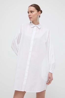 Zdjęcie produktu Silvian Heach sukienka bawełniana kolor biały mini prosta