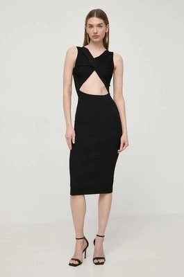 Zdjęcie produktu Silvian Heach sukienka kolor czarny midi dopasowana