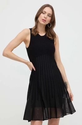 Zdjęcie produktu Silvian Heach sukienka kolor czarny midi rozkloszowana