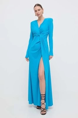 Zdjęcie produktu Silvian Heach sukienka kolor niebieski maxi rozkloszowana
