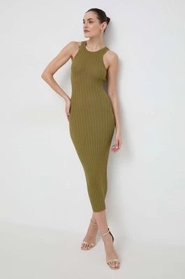 Zdjęcie produktu Silvian Heach sukienka kolor zielony maxi dopasowana