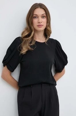 Zdjęcie produktu Silvian Heach t-shirt bawełniany damski kolor czarny