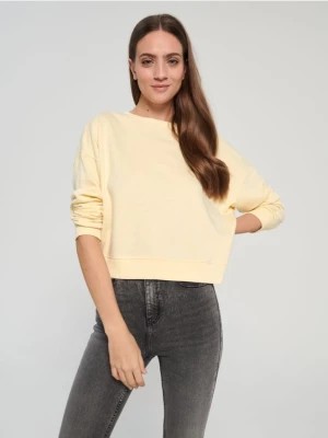 Zdjęcie produktu Sinsay - Bluza oversize ze ściągaczami - żółty