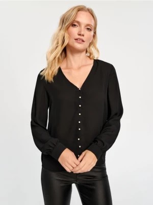 Zdjęcie produktu Sinsay - Bluzka z długimi rękawami - czarny