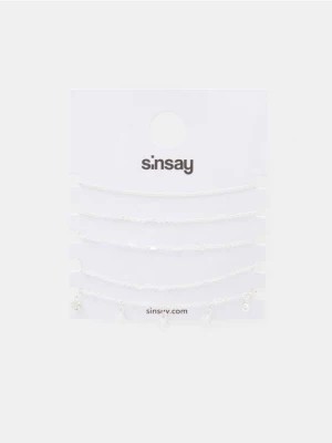 Zdjęcie produktu Sinsay - Bransoletka 5 pack - srebrny